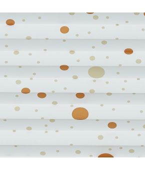 Shimmer Dots White/Gold